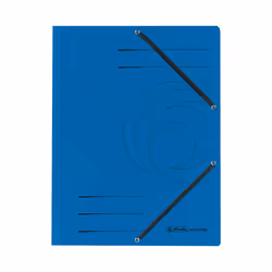 Herlitz 10843910, A4, Carton, Bleu, Elastique, 1 pièce(s)