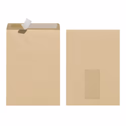 Herlitz 10900405, C5 (162 x 229 mm), Marron, C5 (162 x 229 mm), Papier, 90 g/m², Blue Angel