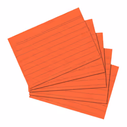 Herlitz 10901171, Orange, A5, 170 g/m², 100 pièce(s)