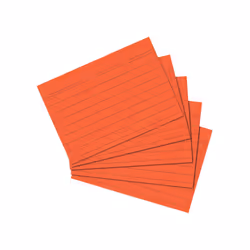 Herlitz 10901197, Orange, 170 g/m², 100 pièce(s)