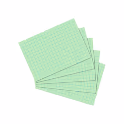 Herlitz 10901494, Vert, Papier quadrillé, 170 g/m², 100 pièce(s)