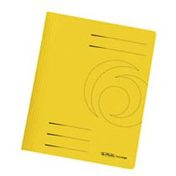 Herlitz 10902468 fichier Carton Jaune A4