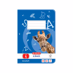 Herlitz 11387099, Multicolore, 32 feuilles, A5, 80 g/m², Garçon/Fille, Papier