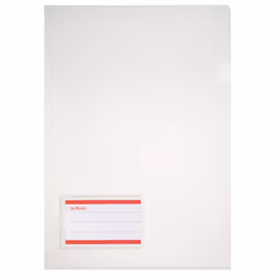 Herlitz 10913804, A4, Polypropylène (PP), Transparent, Paysage/portrait, 10 pièce(s)