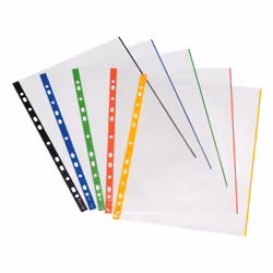 Herlitz 10914414, 210 x 297 mm (A4), Couleurs assorties, Polypropylène (PP), Portrait, 50 pièce(s)