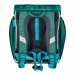 Herlitz FiloLight Plus Heavy Metal Ensemble de cartables Garçon Polyester Gris, Turquoise