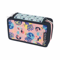 Herlitz TriCase Fancy Peacock, 31 pièce(s), Multicolore, Polyester, Motif, 190 mm, 70 mm