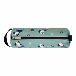 Herlitz Quattro Crazy Zebra Trousse à crayons Polyester Noir, Vert, Blanc