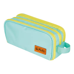 Herlitz Neon Trousse à crayons Polyester Couleur menthe, Jaune