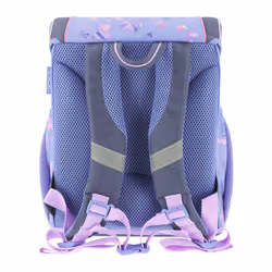 Herlitz Loop Plus Butterfly Paradise Ensemble de cartables Fille Polyester Lilas, Rose