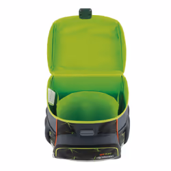 Herlitz Loop Plus Wild Life Ensemble de cartables Garçon Polyester Noir, Vert, Orange