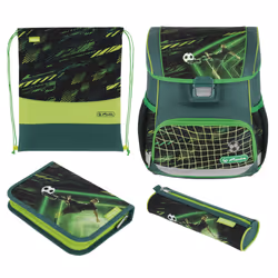 Herlitz Loop Plus Game Changer, Plumier, Étui pour crayons, Cartable, Sac de sport, Garçon, Ecole primaire, Sac à dos, 17 L, ...