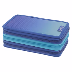 Herlitz TriCase Dip Dye, 31 pièce(s), Bleu, Turquoise, Polyester, Monochromatique, 190 mm, 115 mm