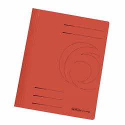 Herlitz 11034295, Dossier manila, A4, Carton, Rouge, 1 pièce(s)
