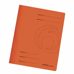 Herlitz 11037009, Dossier manila, A4, Carton, Orange, 1 pièce(s)