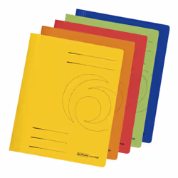 Herlitz 11037181, A4, Carton, Bleu, Vert, Orange, Rouge, Jaune, 10 pièce(s)