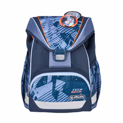 Herlitz UltraLight Plus TechMech Ensemble de cartables Garçon Polyester Bleu, Orange