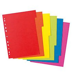 Herlitz 11078078 intercalaire Multicolore 6 pièce(s)