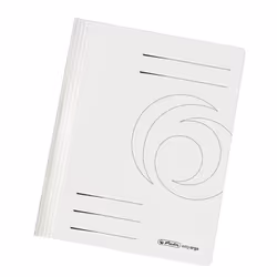 Herlitz 11092749, Dossier manila, A4, Carton, Blanc, 1 pièce(s)
