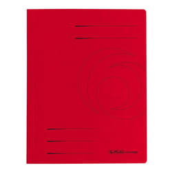 Herlitz 11094695 fichier Carton Rouge A4