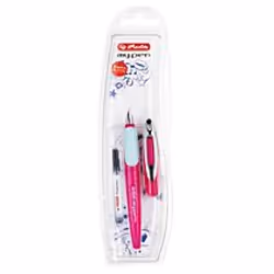 Herlitz 11167988 stylo-plume Cyan, Rose 1 pièce(s)