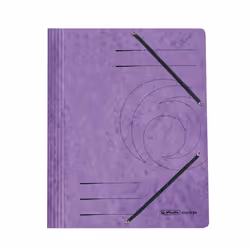 Herlitz 11199536, A4, Carton, Violet, Elastique, 1 pièce(s)
