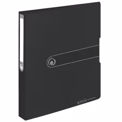 Herlitz 11205754, A4, Anneau rond, Rangement, Polypropylène (PP), Noir, 1 pièce(s)
