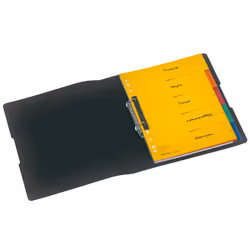 Herlitz 11205754 classeur à anneaux A4 Noir