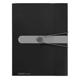 Herlitz 11206117 fichier Polypropylène (PP) Noir A4