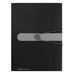 Herlitz 11205986 fichier Polypropylène (PP) Noir A4