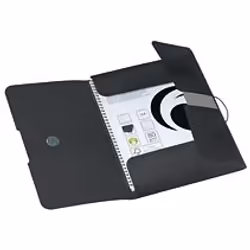 Herlitz 11205986 fichier Polypropylène (PP) Noir A4