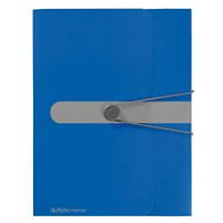 Herlitz 11206125 fichier Polypropylène (PP) Bleu A4