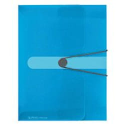 Herlitz 11206141 fichier Polypropylène (PP) Bleu, Transparent A4