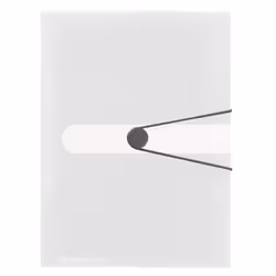 Herlitz 11206448, Porte-documents, A4, Polypropylène (PP), Transparent, Mat, Papier