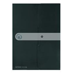 Herlitz 11206695 fichier Polypropylène (PP) Noir A4