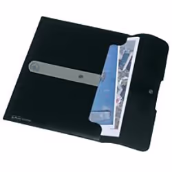 Herlitz 11206695 fichier Polypropylène (PP) Noir A4