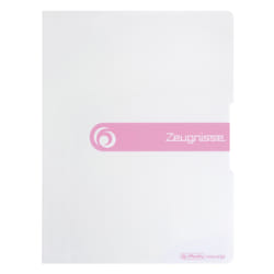 Herlitz Zeugnisse Polypropylène (PP) Blanc A4