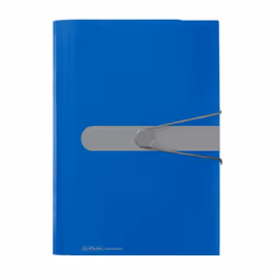 Herlitz 11208402, A4, Polypropylène (PP), Bleu, Portrait, 300 feuilles, 12 pochettes