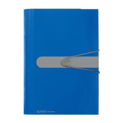 Herlitz 11208402 fichier Polypropylène (PP) Bleu A4