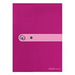 Herlitz 11217122 fichier Polypropylène (PP) Rose A4