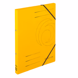 Herlitz 11255486, A4, Carton, Jaune, 2,5 cm, Elastique, 1 pièce(s)