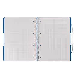 Herlitz 11293065 bloc-notes A4 80 feuilles Bleu