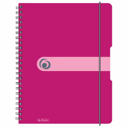 Herlitz 11293081, Monochromatique, A4, 80 feuilles, 80 g/m², Papier quadrillé, Adulte