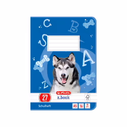 Herlitz 11322617, 16 feuilles, A5, 80 g/m², Garçon/Fille, Papier