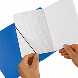 Herlitz 11361532 fichier Polypropylène (PP) Bleu A5/40