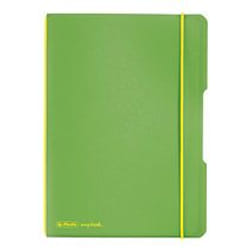 Herlitz 11361540 bloc-notes A6 40 feuilles Vert, Jaune
