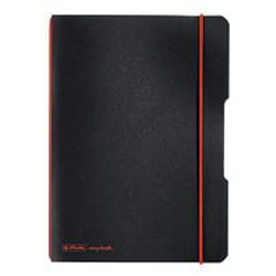 Herlitz 11361557 fichier Polypropylène (PP) Noir, Rouge A5/40