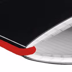 Herlitz 11361557 fichier Polypropylène (PP) Noir, Rouge A5/40