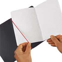 Herlitz 11361557 fichier Polypropylène (PP) Noir, Rouge A5/40
