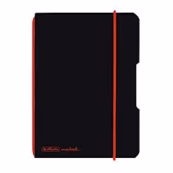 Herlitz 11361599, Noir, A6, 40 feuilles, 70 g/m², Papier quadrillé